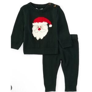 Adventurewear 360 Baby Boys Knit Top & Pant Set Green 18 Months NEW